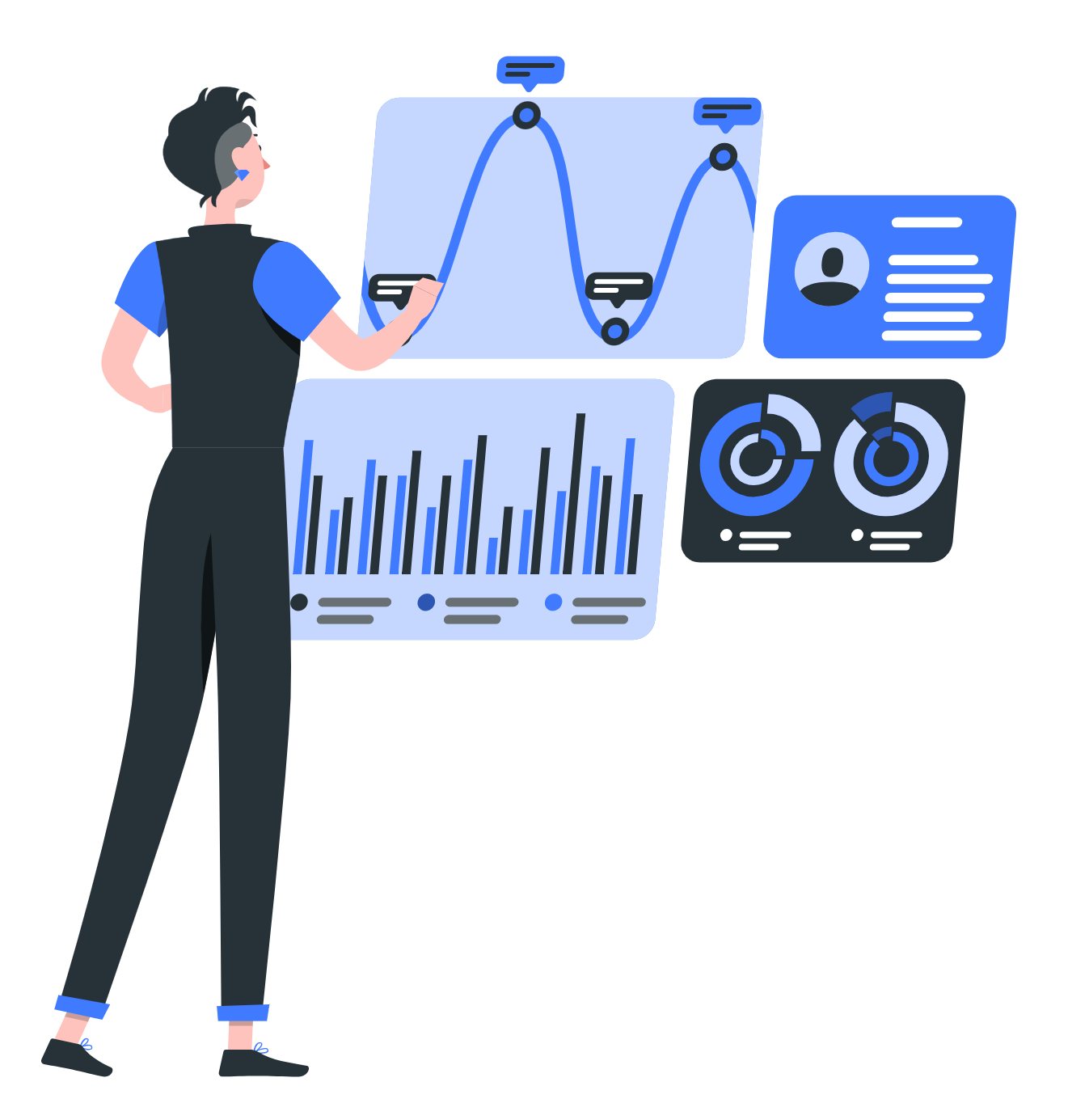 Data analysis illustration